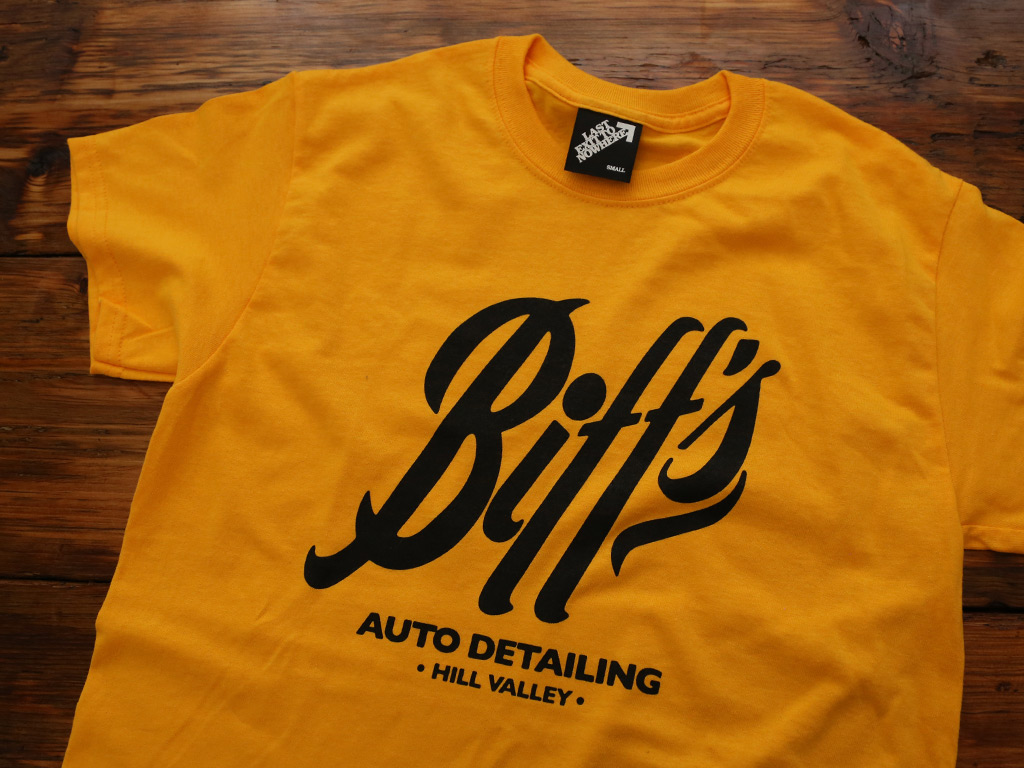 Biff Auto Detailing T-shirt inspired by Back to the Future