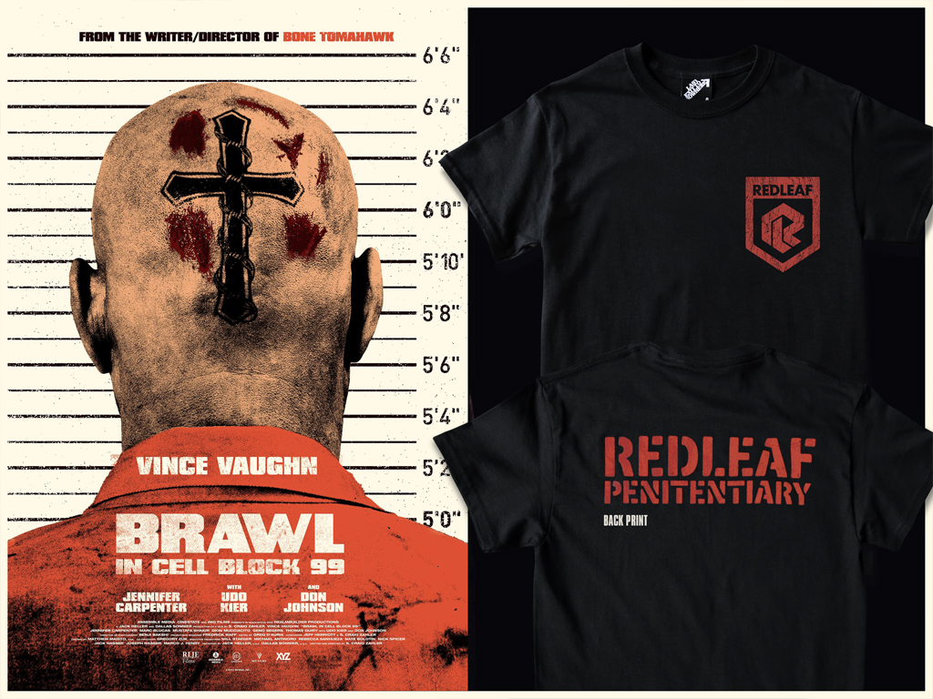 BRAWL IN CELL BLOCK 99 OFFICIAL T-SHIRT