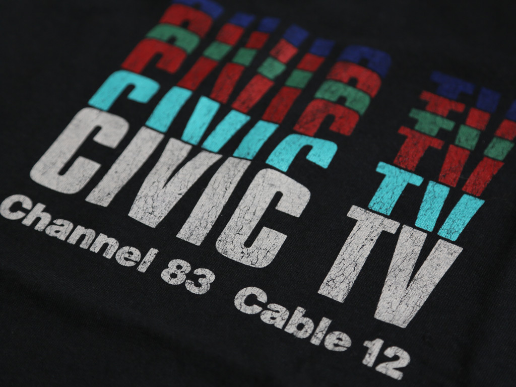 CIVIC TV T-SHIRT INSPIRED BY VIDEODROME