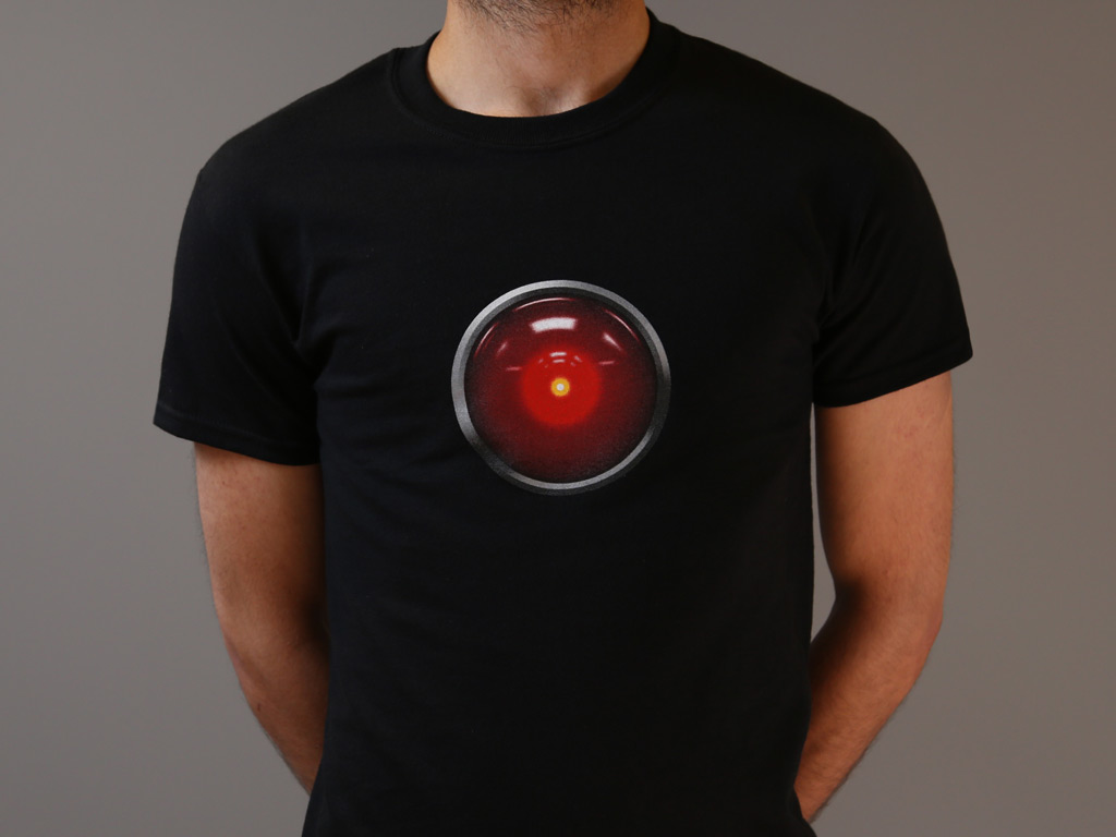 HAL T-SHIRT INSPIRED BY 2001: A SPACE ODYSSEY