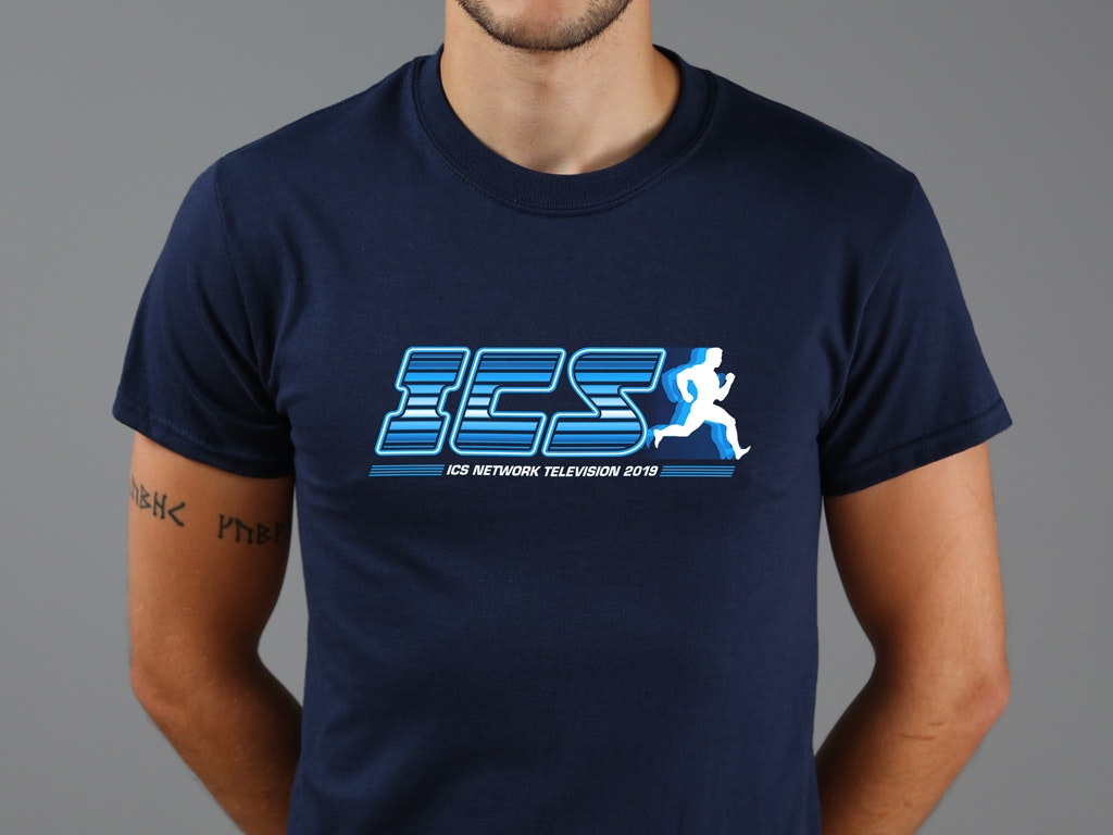 ICS NETWORK TELEVISION T-SHIRT INSPIRED BY THE RUNNING MAN