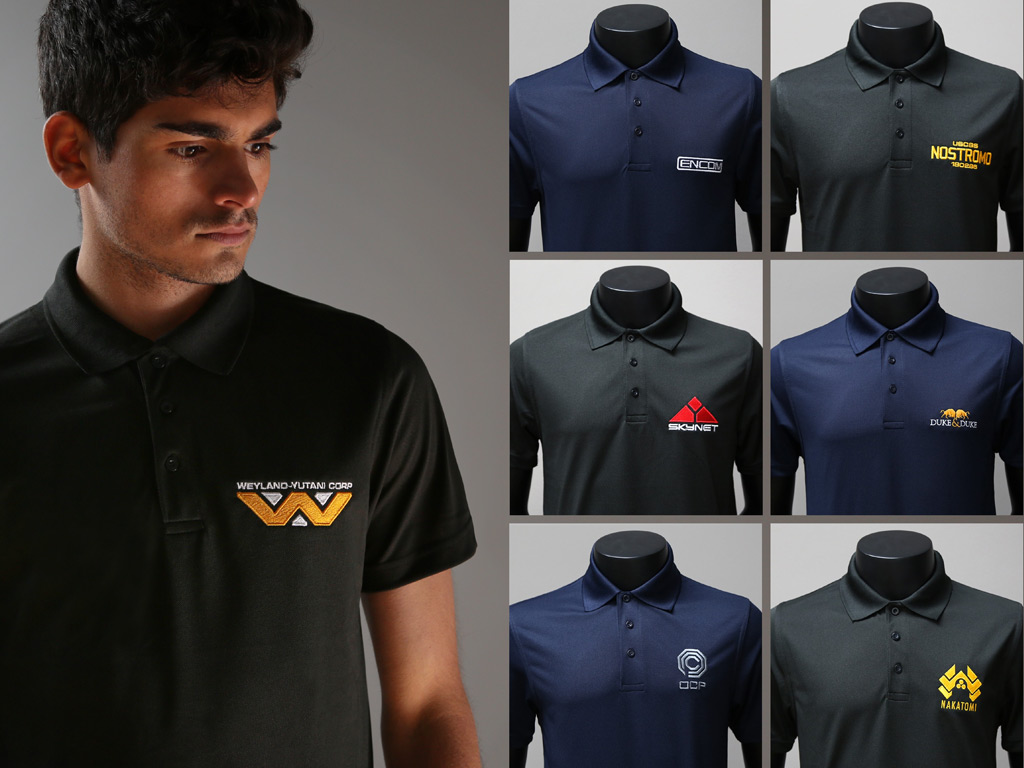 NEW range of film inspired corporate polo shirts