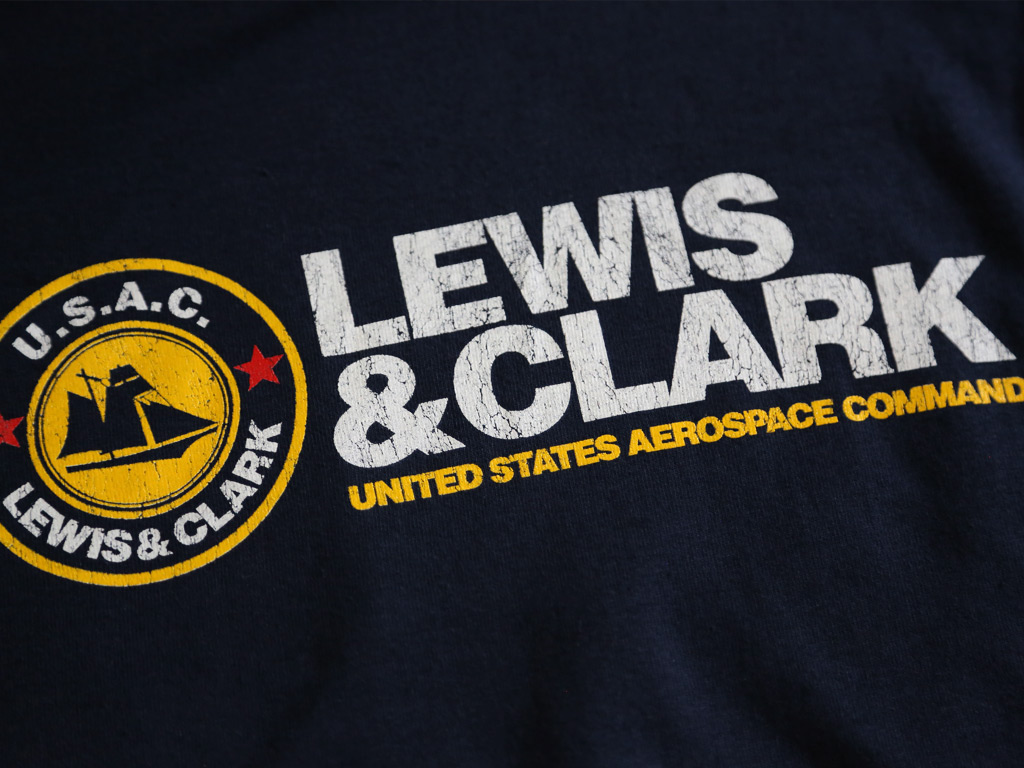 LEWIS & CLARK UNITED STATES AEROSPACE COMMAND T-SHIRT INSPIRED BY EVENT HORIZON