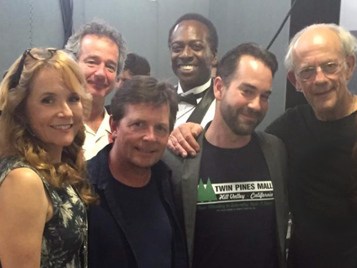 Back to the Future cast at London Film and Comic Con