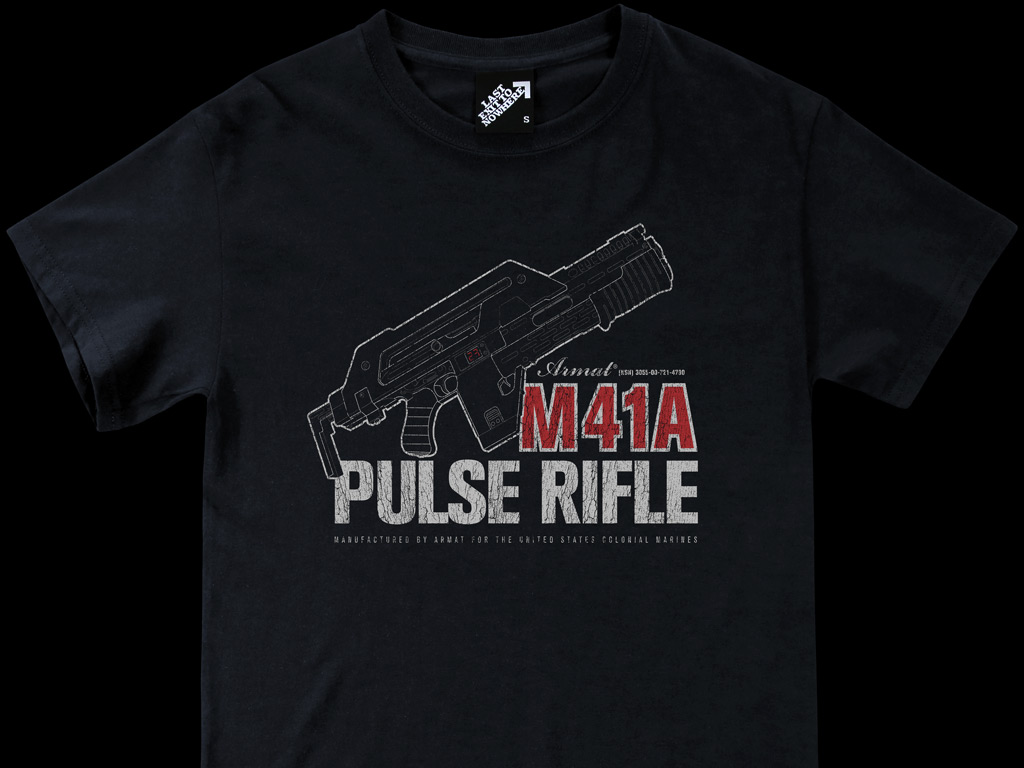 M41A PULSE RIFLE T-SHIRT INSPIRED BY ALIENS