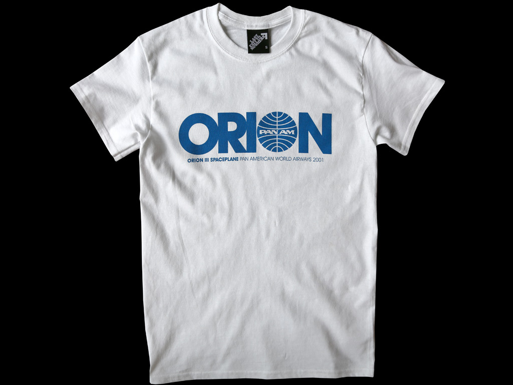 ORION III SPACEPLANE TSHIRT INSPIRED BY 2001: A SPACE ODYSSEY
