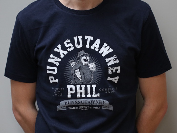 Punxsutawney Phil T-shirt inspired by Groundhog Day