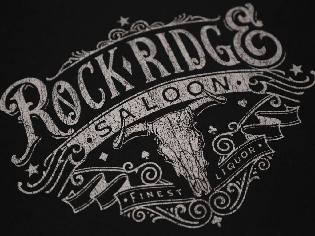 ROCK RIDGE SALOON TSHIRT INSPIRED BY BLAZING SADDLES