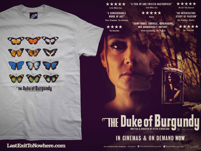Official T-shirt for The Duke of Burgundy