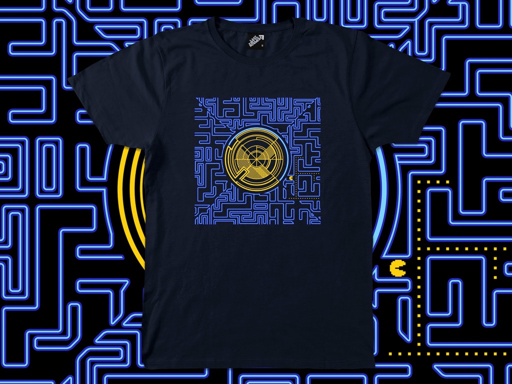 Pac-Man Tron Easter Egg T-shirt