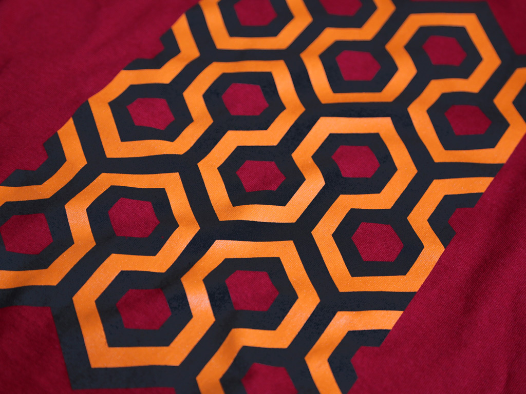 THE OVERLOOK HOTEL CARPET MOTIF T-SHIRT INSPIRED BY THE SHINING