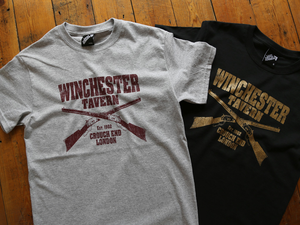 WINCHESTER TAVERN T-SHIRTS INSPIRED BY SHAUN OF THE DEAD
