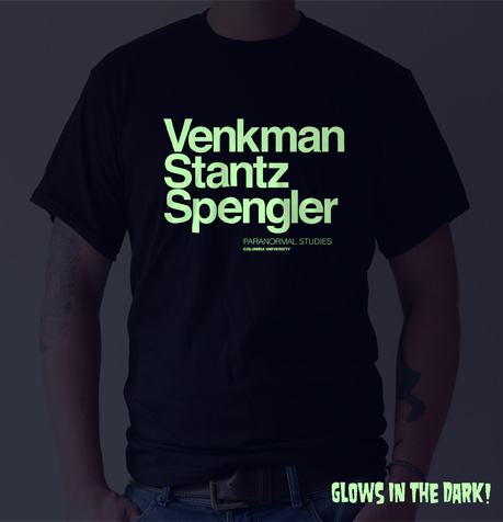 Venkman Stantz Spengler Paranormal Studies T-shirt