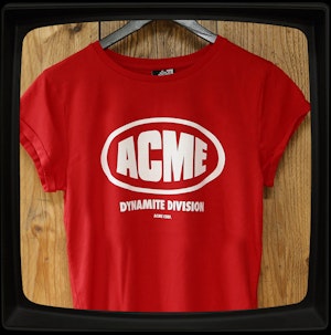 ACME DYNAMITE DIVISION - LADIES ROLLED SLEEVE T-SHIRT