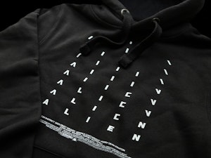 ALIEN TITLE SEQUENCE - PEACH FINISH HOODED TOP-3