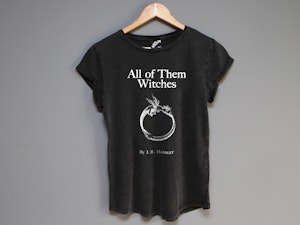 ALL OF THEM WITCHES - LADIES ROLLED SLEEVE T-SHIRT-2