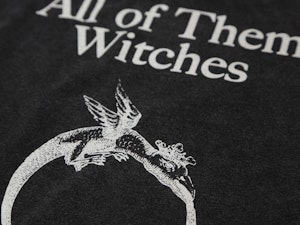 ALL OF THEM WITCHES - LADIES ROLLED SLEEVE T-SHIRT-4