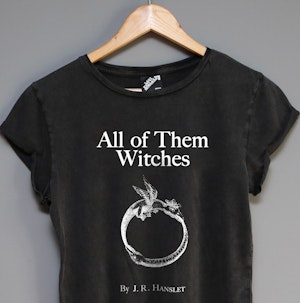 ALL OF THEM WITCHES - LADIES ROLLED SLEEVE T-SHIRT