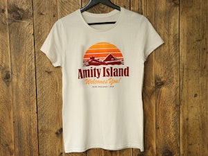 AMITY ISLAND - LADIES FITTED T-SHIRT-2