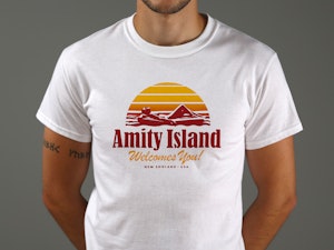AMITY ISLAND (NEW) - REGULAR T-SHIRT-4