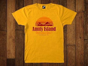 AMITY ISLAND (NEW) - SOFT JERSEY T-SHIRT-2