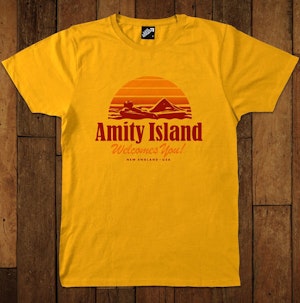 AMITY ISLAND (NEW) - SOFT JERSEY T-SHIRT