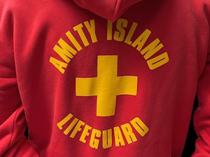 AMITY ISLAND LIFEGUARD - ORGANIC ZIP-UP HOODED TOP-4