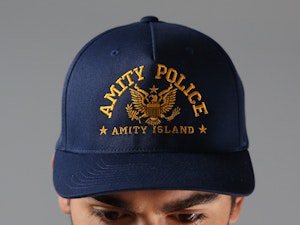 AMITY POLICE (EMBROIDERED) - FLEXIFIT CAP-3