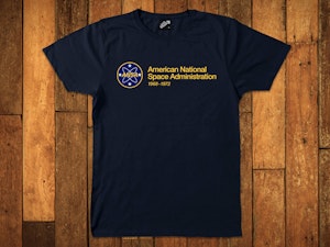 AMERICAN NATIONAL SPACE ADMINSTRATION - SOFT JERSEY T-SHIRT-2