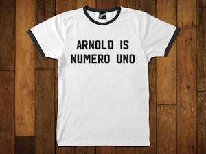 ARNOLD IS NUMERO UNO - SOFT JERSEY T-SHIRT-2