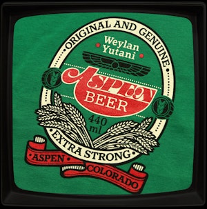 ASPEN BEER (GREEN) - SOFT JERSEY T-SHIRT
