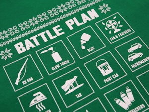 BATTLE PLAN (GREEN) - SOFT JERSEY T-SHIRT-2