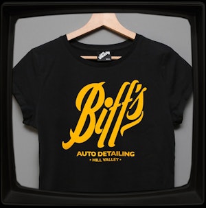 BIFF'S AUTO DETAILING - LADIES ROLLED SLEEVE T-SHIRT
