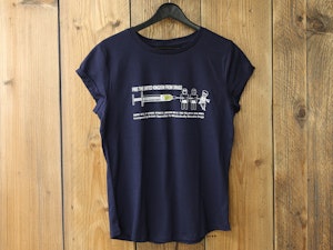 FREE THE UNITED KINGDOM FROM DRUGS - LADIES ROLLED SLEEVE T-SHIRT-3