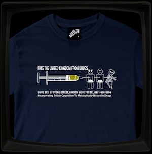 FREE THE UNITED KINGDOM FROM DRUGS - REGULAR T-SHIRT