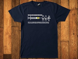 FREE THE UNITED KINGDOM FROM DRUGS - SOFT JERSEY T-SHIRT-3