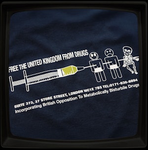 FREE THE UNITED KINGDOM FROM DRUGS - SOFT JERSEY T-SHIRT
