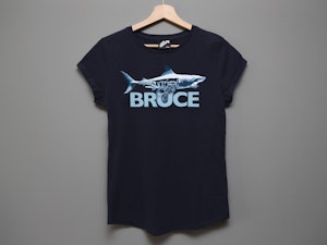 BRUCE - LADIES ROLLED SLEEVE T-SHIRT-2