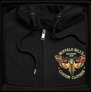 BUFFALO BILL'S CUSTOM CLOTHIER - ZIP-UP HOODED TOP