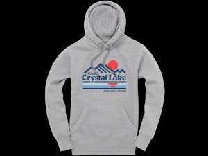 CAMP CRYSTAL LAKE - PEACH FINISH HOODED TOP-2