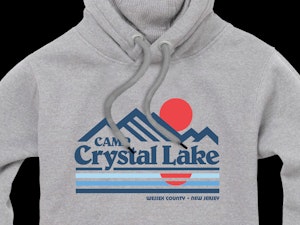 CAMP CRYSTAL LAKE - PEACH FINISH HOODED TOP-4