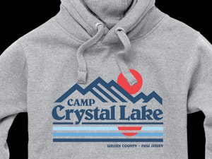 CAMP CRYSTAL LAKE - PEACH FINISH HOODED TOP-6