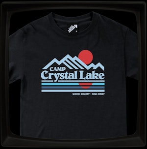 CAMP CRYSTAL LAKE (BLACK) - REGULAR T-SHIRT