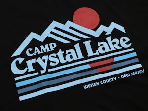 CAMP CRYSTAL LAKE (BLACK) - SOFT JERSEY T-SHIRT-2