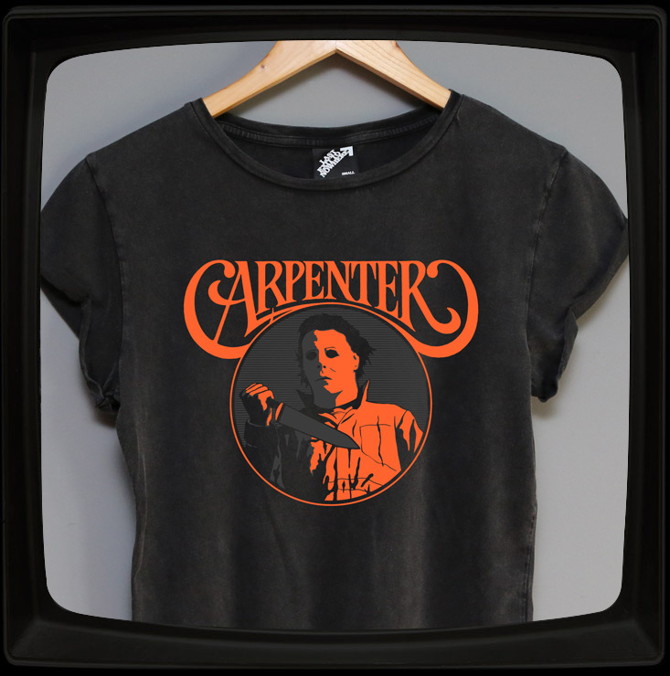 T-shirt John Carpenter Halloween - Motif Jason Et Couteau, Film D'horreur, 100% Coton, Noir, Taille Regular