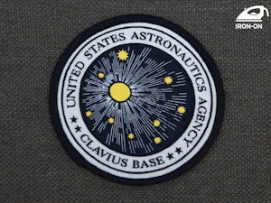 CLAVIUS BASE LUNAR RESEARCH IRON-ON - PATCH-2