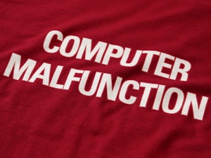 COMPUTER MALFUNCTION - FITTED T-SHIRT-3