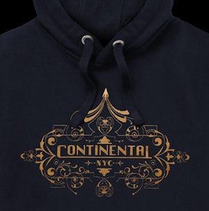 CONTINENTAL HOTEL - PEACH FINISH HOODED TOP