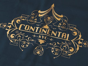 CONTINENTAL HOTEL - LADIES ROLLED SLEEVE T-SHIRT-3