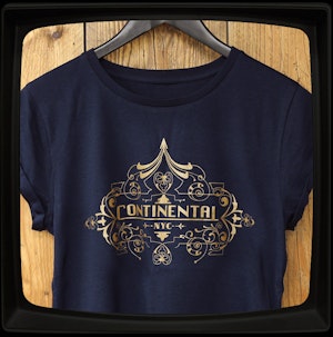 CONTINENTAL HOTEL - LADIES ROLLED SLEEVE T-SHIRT